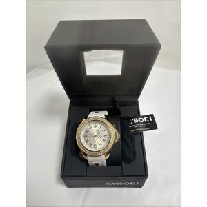 KYBOE Giant Mariner 48mm,‎ KM 48-002 Mirrored White  10 ATM Watch